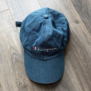 Champion Dark Blue Denim Hat
